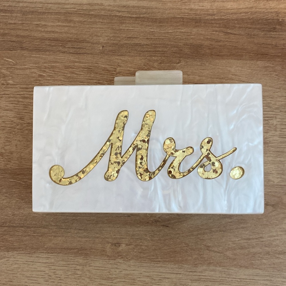 MRS. Hard Acrylic Clutch
